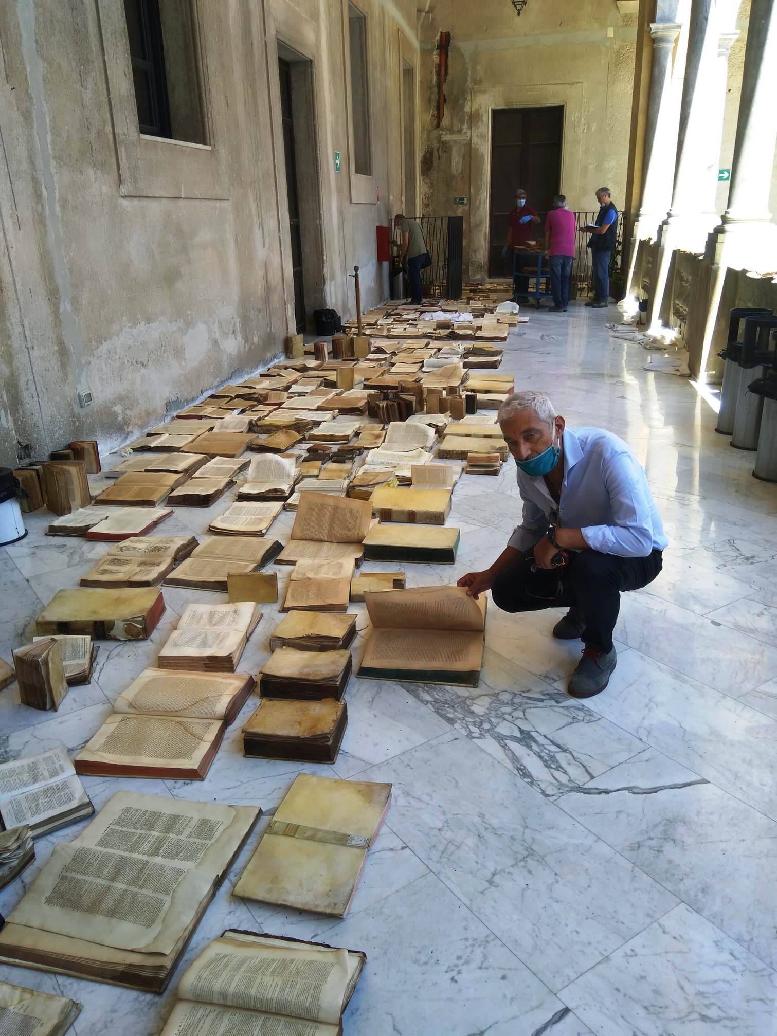Alluvione di Palermo: danni ingenti anche al patrimonio della Biblioteca Centrale della Regione Siciliana