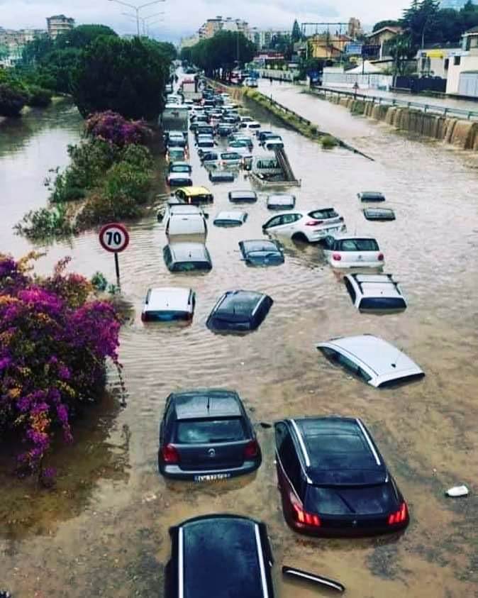 Ennesimo disastro a Palermo a seguito di una “bomba d’acqua”