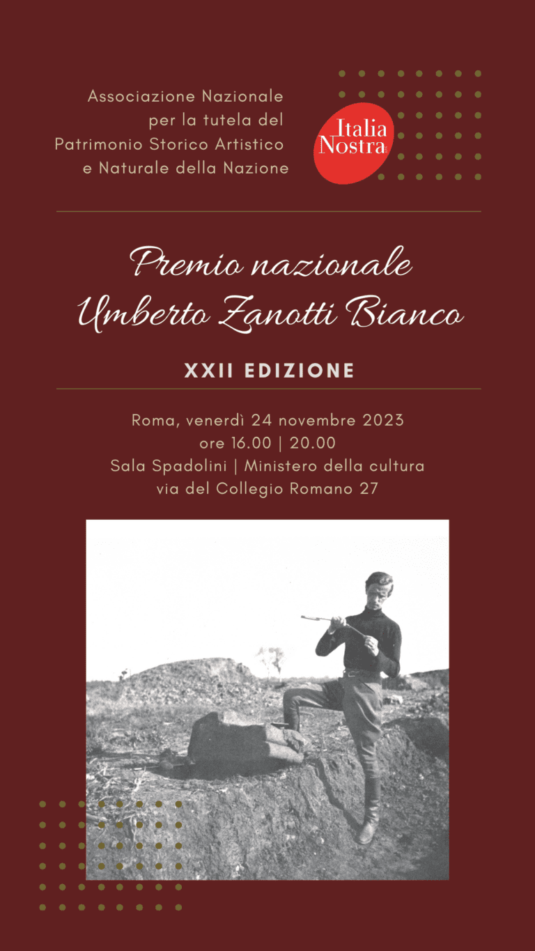 I vincitori del XXII Premio Umberto Zanotti Bianco di Italia Nostra