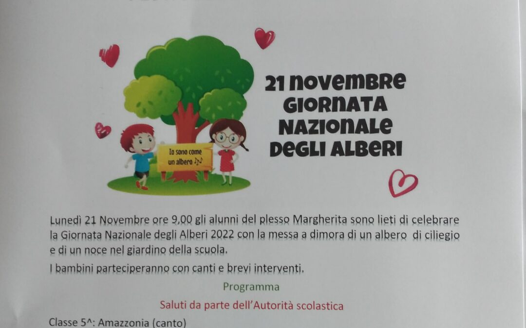 21 novembre: giornata nazionale degli alberi a Crotone