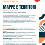 MAPPE E TERRITORI, seminario online di Italia Nostra, giovedì 21 maggio