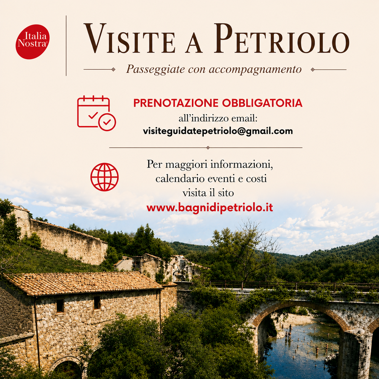 Post per social visite petriolo