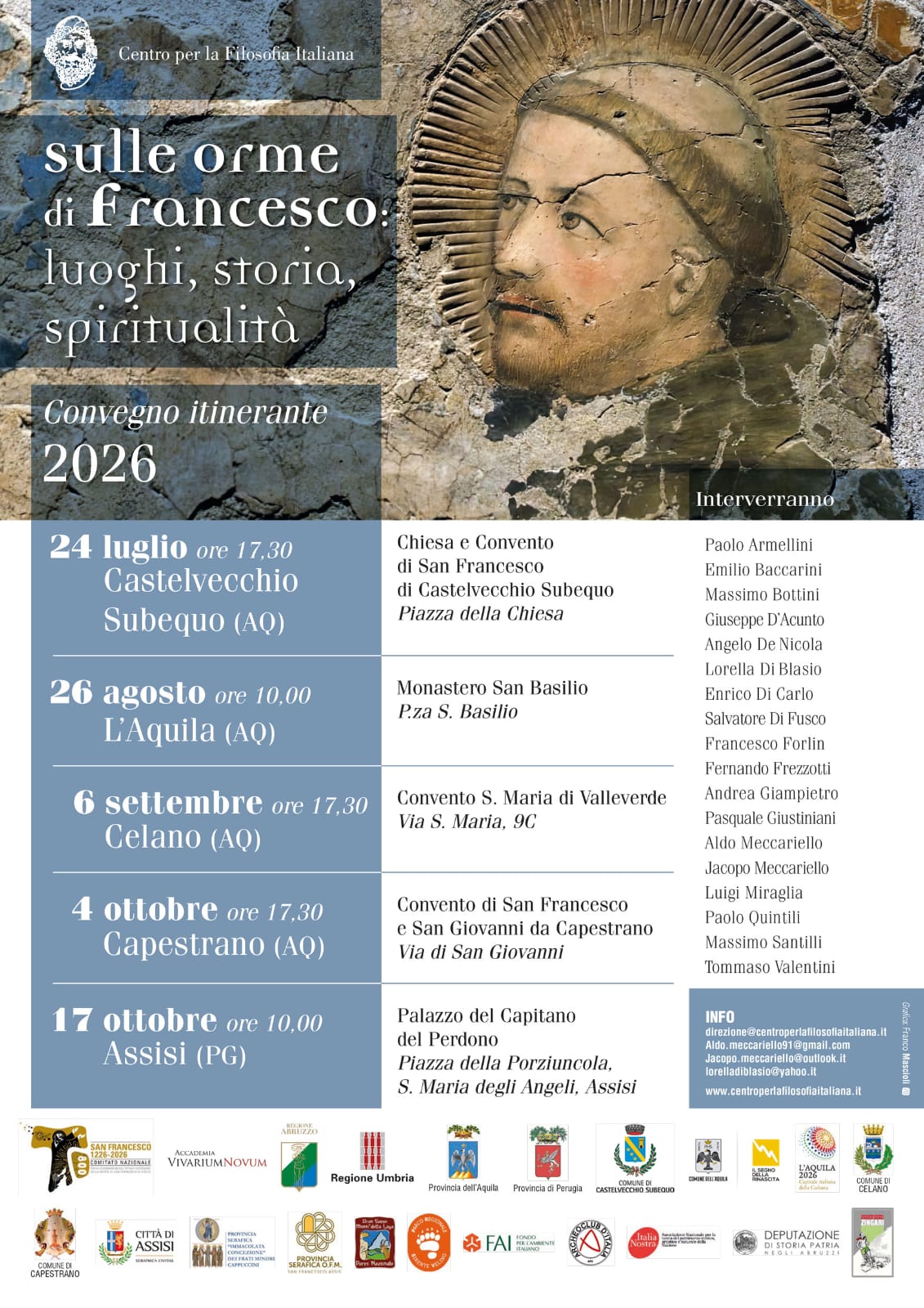 LOCANDINA GENERALE CONVEGNO FRANCESCANO (1) convegno francescano