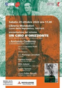 A Forlì, sabato 29 ottobre per il 67° anniversario di fondazione di Italia Nostra si ricorda Antonio Cederna