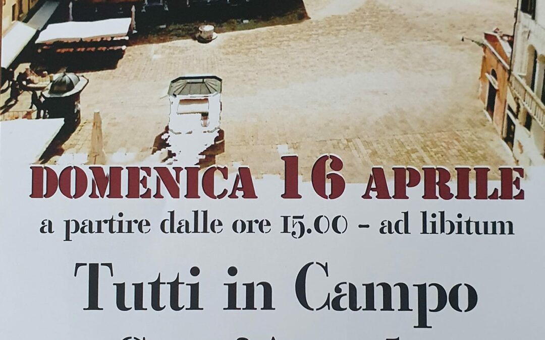 Tutti in campo: Venezia manifesta domenica 16 aprile il cinquantenario della legge speciale