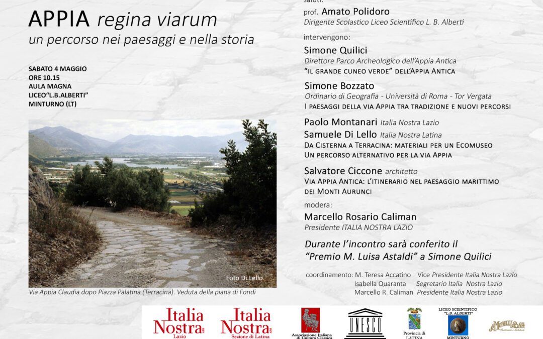 Appia Regina Viarum: un percorso nei paesaggi e nella storia