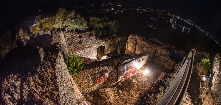 “Notte con l’Arte. I Grandi Dipinti di Luciano Regoli alla Villa Romana delle Grotte”: il video