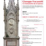 Il restauro del monumento funebre di Giuseppe Fracassetti, convegno sul tema