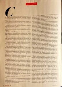 Lettera Mattarella, Vanity Fair