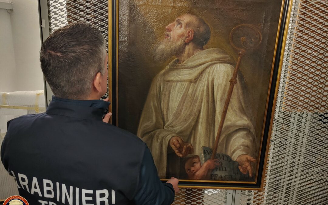 I Carabinieri TPC restituiscono diciannove opere d’arte trafugate da numerose chiese italiane