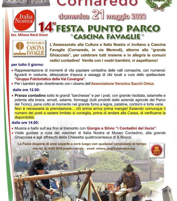 XIV edizione della Festa del Punto Parco Agricolo Sud Milano