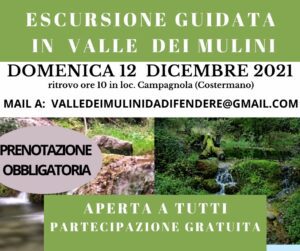 Passeggiata guidata con esperti naturalisti nella splendida Valle dei Mulini di Costermano sul Garda