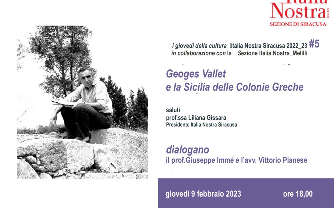 Georges Vallet e la Sicilia delle Colonie Greche