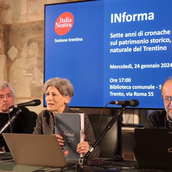 Presentazione al pubblico della raccolta dei bollettini della sezione trentina d’Italia Nostra INforma 2016-2023