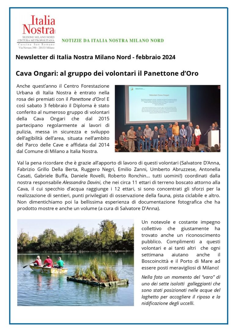 Milano Nord: la newsletter