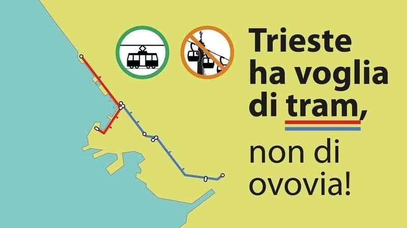 Ovovia di collegamento tra Trieste e l’altopiano: petizione su change.org