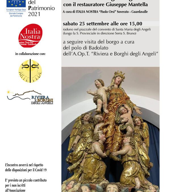 GEP 2021 – Badolato (CZ), la Madonna degli Angeli con il restauratore Giuseppe Mantella