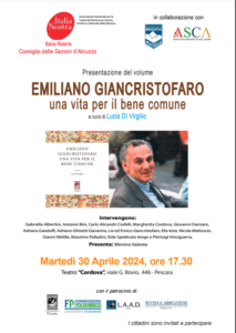 Emiliano Giancristofaro: una vita per il bene comune