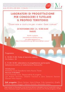 Alla Ricerca dei Beni Comuni: quinto appuntamento a Trieste il 24 novembre