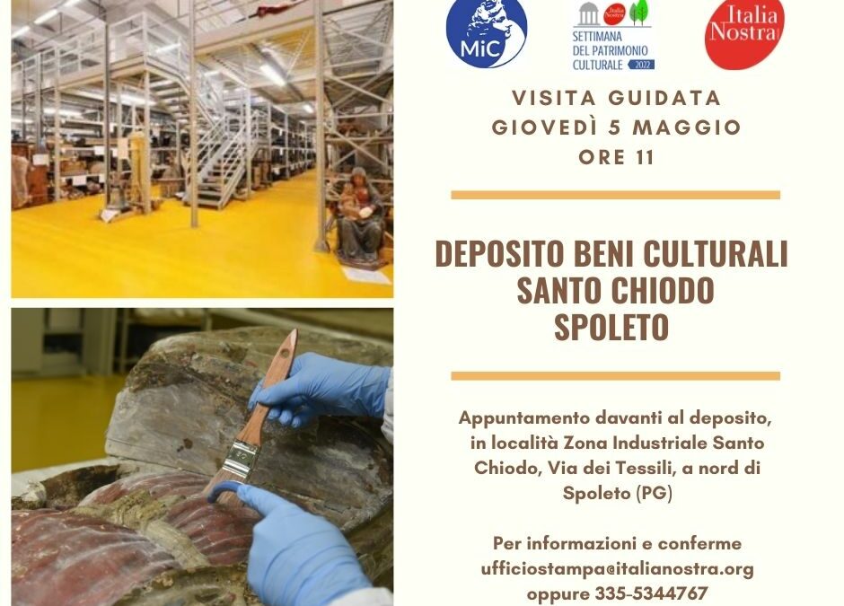 Settimana del Patrimonio Culturale di Italia Nostra 2022: visita guidata al Deposito del Santo Chiodo di Spoleto