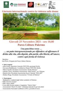 Italia Nostra Palermo: una panchina rossa al parco Uditore per dire no alla violenza sulle donne