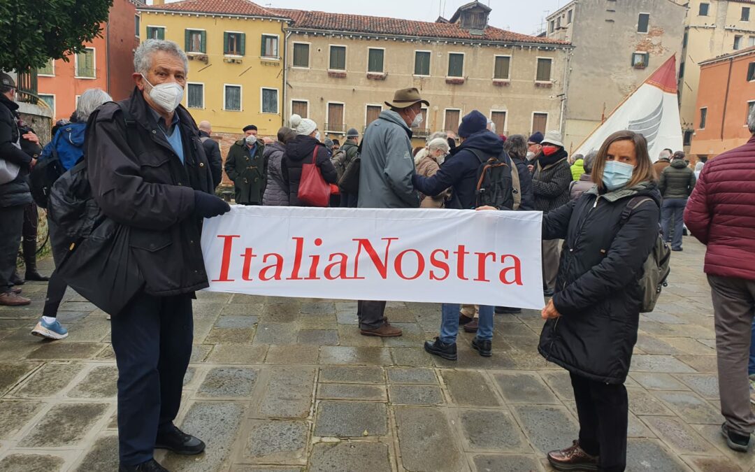 Venezia, Arsenale: la manifestazione a Campo de la Tana