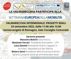 Settimana Europea della Mobilità: convegno sui progetti di intermodalità in Valmarecchia