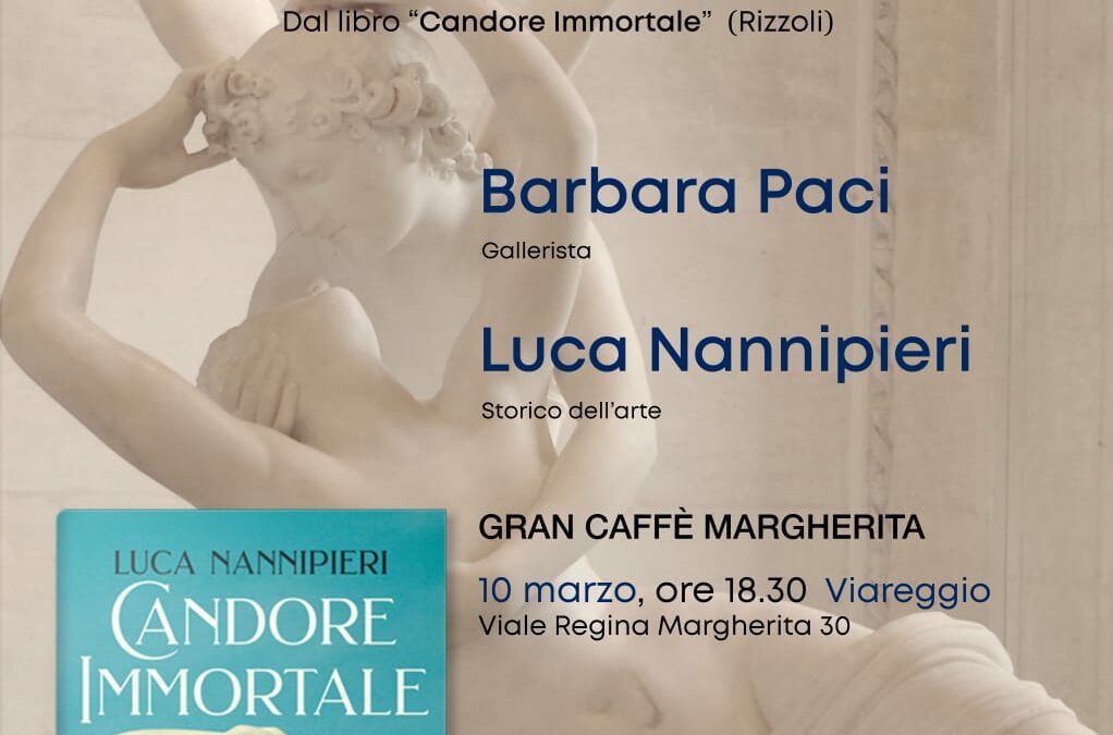 Candore Immortale di Luca Nannipieri il prossimo 10 marzo a Viareggio