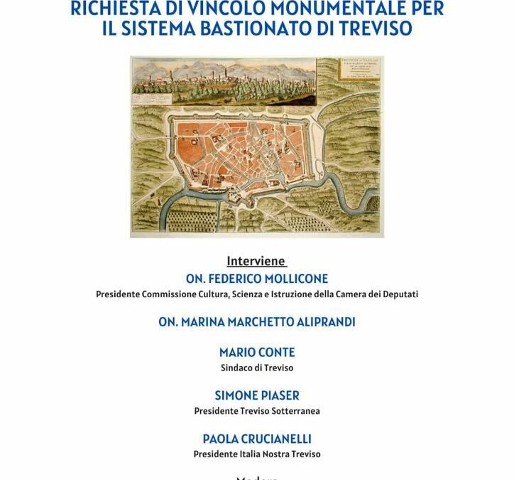Richiesta di vincolo monumentale per il sistema bastionato di Treviso