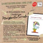 Interrogare la sfinge: a colloquio con l’autrice Margherita Corrado
