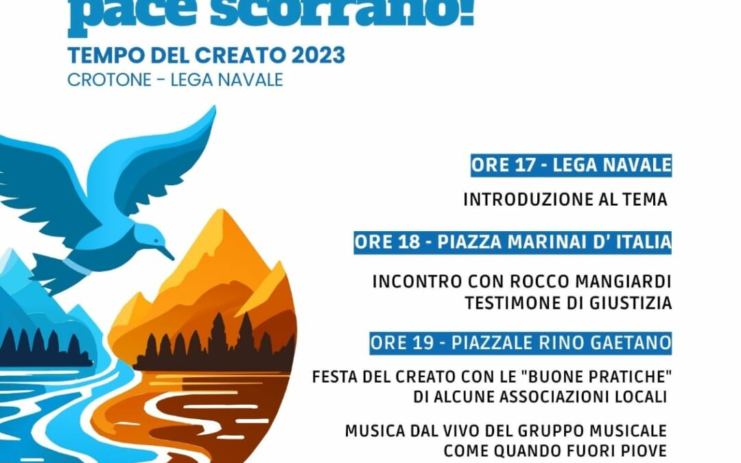 Italia Nostra Crotone partecipa a “Tempo del Creato 2023”