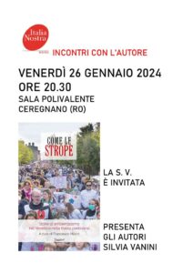 Venerdì 26 Gennaio parte la rassegna di Italia Nostra Rovigo con il volume su 50 anni di battaglie ambientaliste nel Veneto 