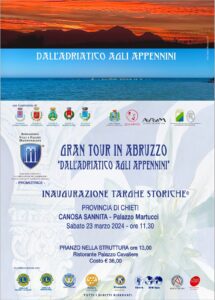 Primavera: inaugurazione Itinerario Targhe Storiche del Gran Tour in Abruzzo