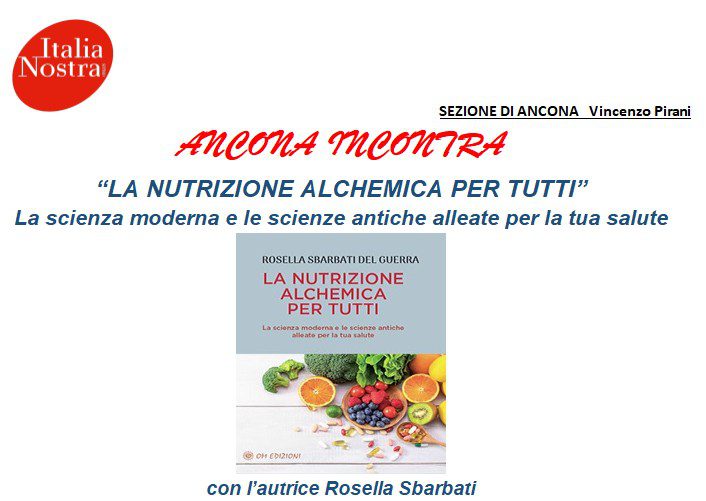 Ancona incontra: “La nutrizione alchemica per tutti”