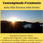  “Contemplando il tramonto” 4 ottobre alla Villa romana delle Grotte