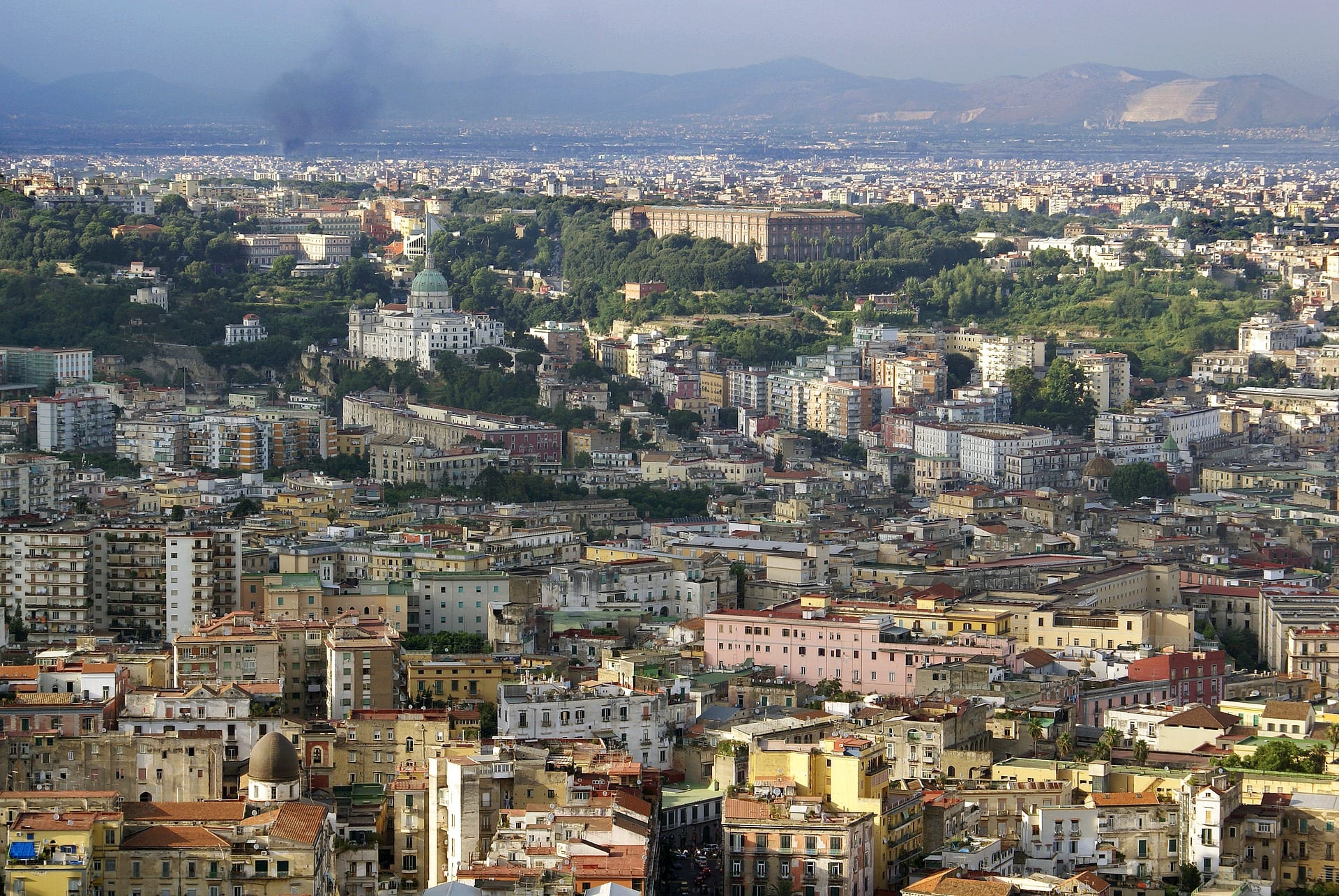 vista di Napoli da Capodimonte