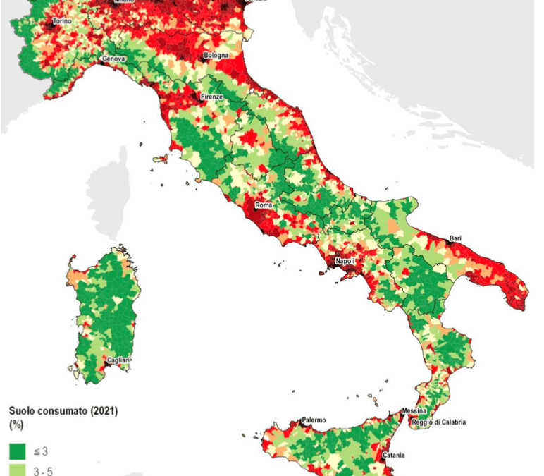 Consumo di suolo in Italia: focus sulla Sicilia