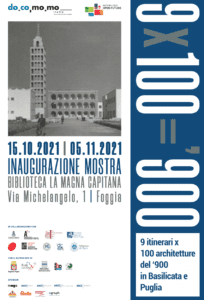 Docomomo – 9 itinerari x 100 architetture =’900 in Basilicata e Puglia