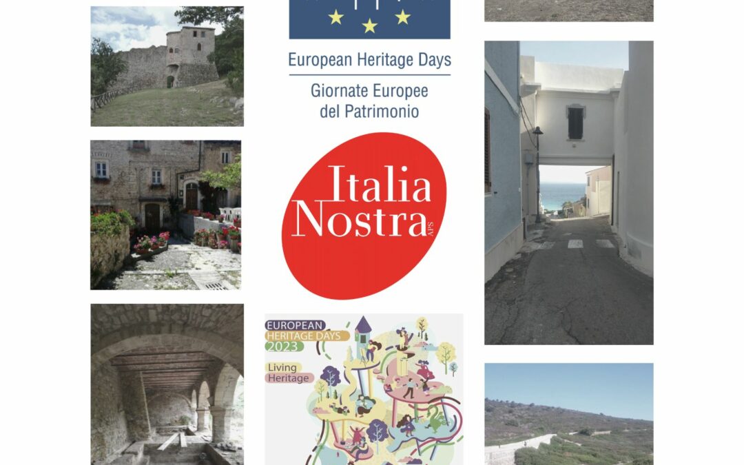 GEP 2023 – Giornate Europee del Patrimonio: tutti gli appuntamenti con Italia Nostra