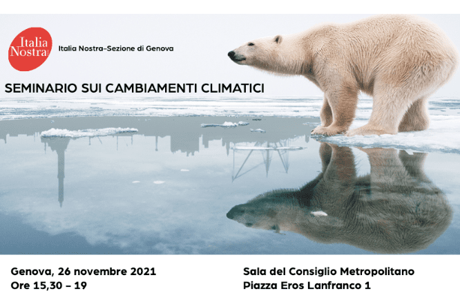 Genova: seminario sui cambiamenti climatici
