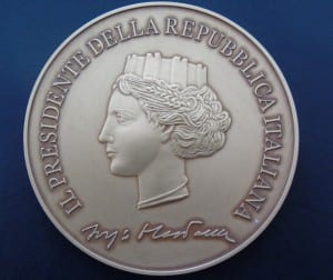 medaglia presidente repubblica