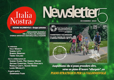 Italia Nostra Valdinievole e Gruppo Pistoiese: la newsletter 5/2023