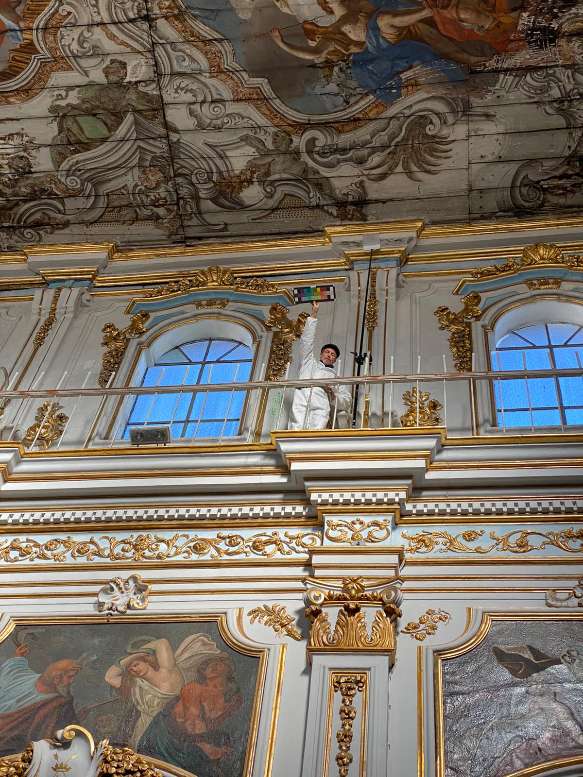 Il soffitto ligneo della Basilica di San Sebastiano: il monitoraggio fortemente voluto da Italia Nostra Melilli realizzato grazie al bando di Democrazia partecipata