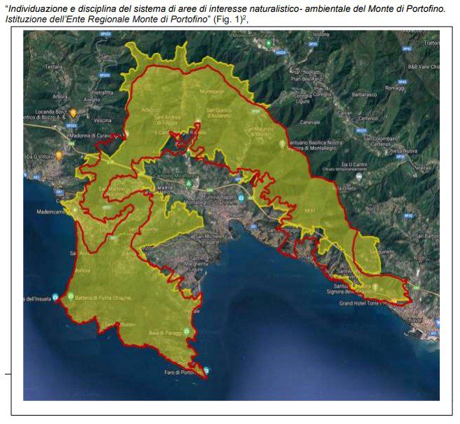 Oggi Italia Nostra in audizione per chiedere l’ampliamento dell’area del Parco Regionale di Portofino