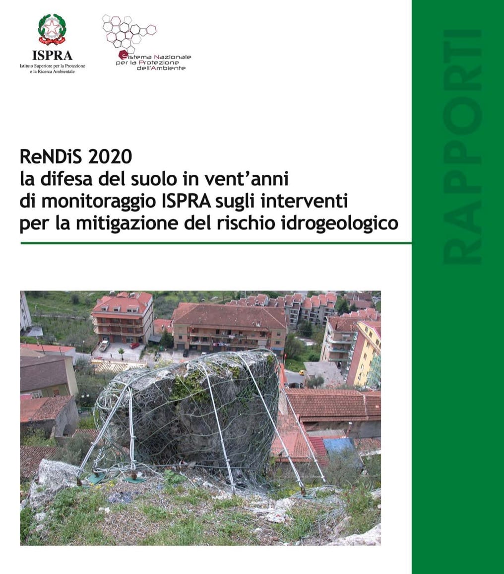 Ora online il rapporto ReNDiS 2020 sul monitoraggio ventennale sulla mitigazione del rischio idrogeologico