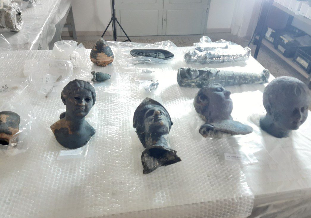 Report: la nuova vita per le statue recuperate a San Casciano dei Bagni