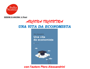 Per il ciclo “Ancona incontra”, presentazione del libro “Una vita da economista” di Piero Alessandrini